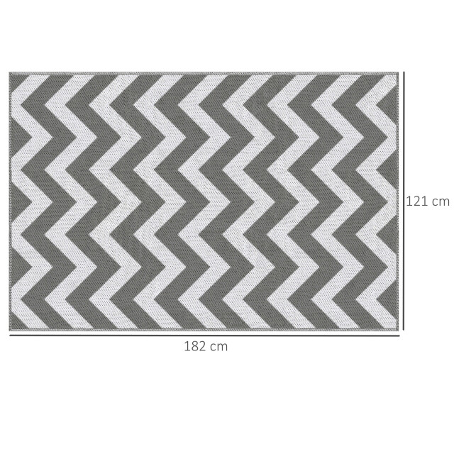 4goodz Waterbestendig buitenkleed met draagtas 121x182 cm /wit 3240605 large
