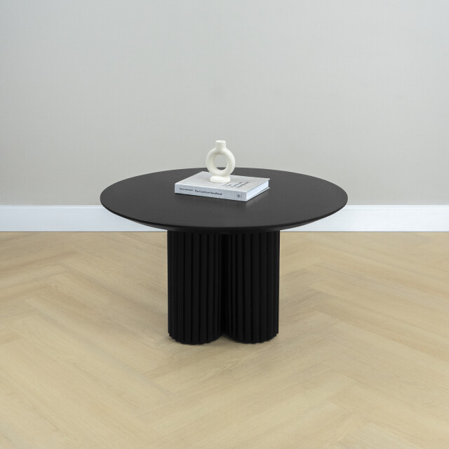 Lewis & Loft Salontafel lane rond ⌀80 fsc®- mangohout - 3241850 large