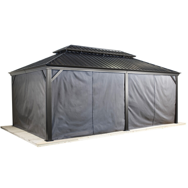 Sojag Paviljoen pergola messina 363x598x307 cm antraciet 3241965 large