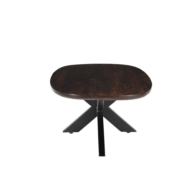 Livingfurn salontafel jesper brown 120cm mangohout / gecoat staal 2834856 large