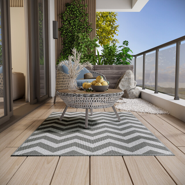 4goodz Waterbestendig buitenkleed met draagtas 121x182 cm /wit 3240605 large