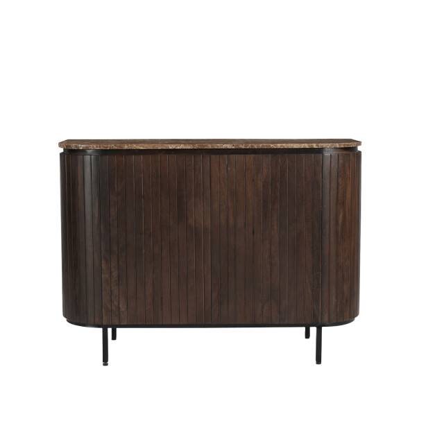 Livingfurn dressoir nora emperador 115cm mangohout / gecoat staal 2834857 large