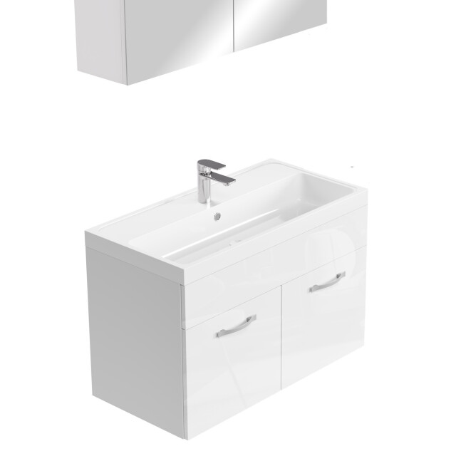 Badplaats Badkamermeubel set paso 02 80 x 40 cm hoogglans badmeubel met 3181371 large