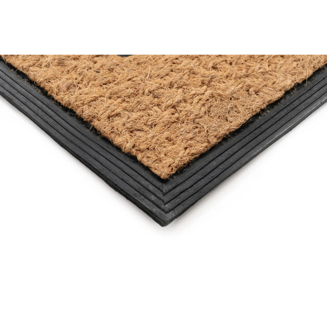 Muratap Bali welcome deurmat droogloopmat – beige / zwart slijtvast & 100% 3241528 large