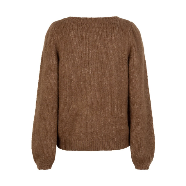 Red Button Sweater mid brown Sweater  Mid Brown large
