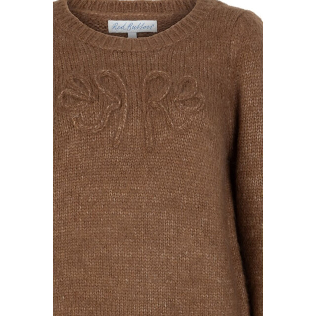 Red Button Sweater mid brown Sweater  Mid Brown large