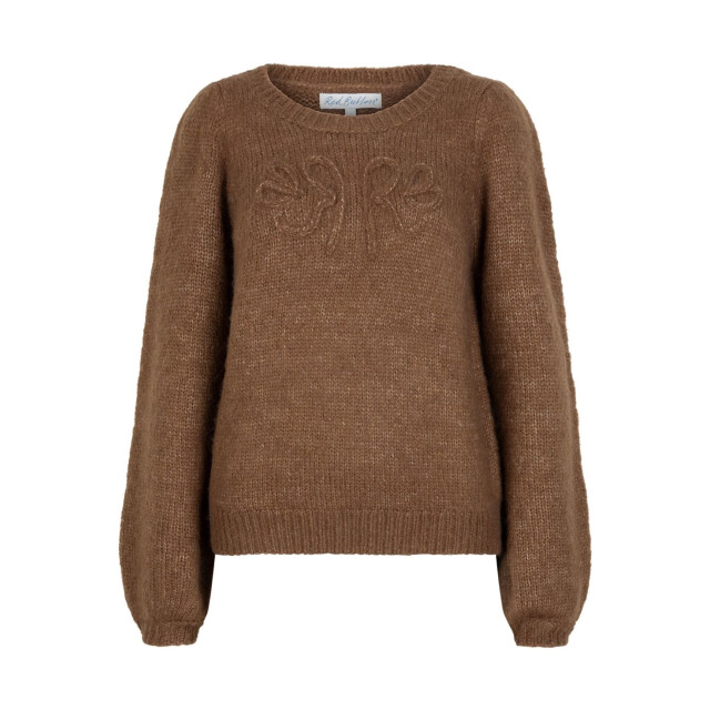 Red Button Sweater mid brown Sweater  Mid Brown large