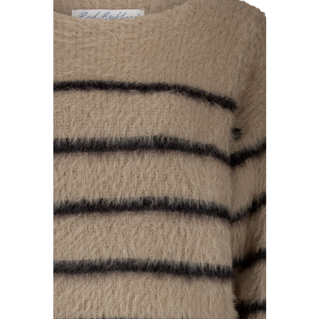 Red Button Fuzzy trui latte Fuzzy Trui Latte large