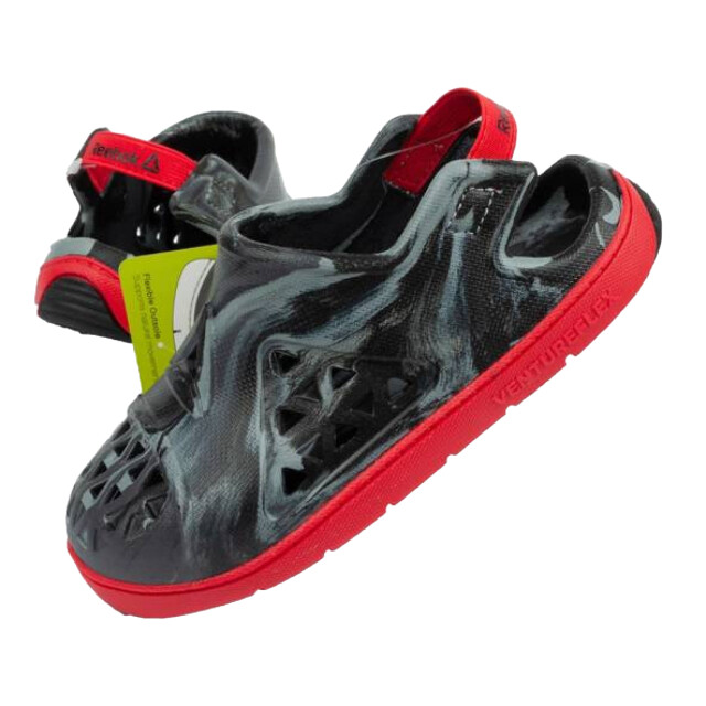 Reebok Kinderen/kinderen ventureflex sandalen UTPP6015_blackred large