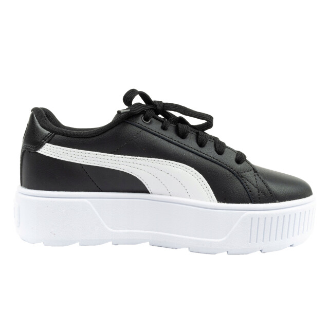 Puma Dames karmen leren trainers UTPP6870_black large
