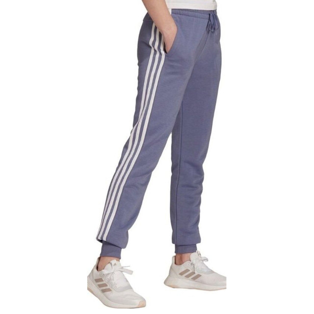 Adidas Dames essentials french terry 3 strepen joggingbroek UTPP770_violet large