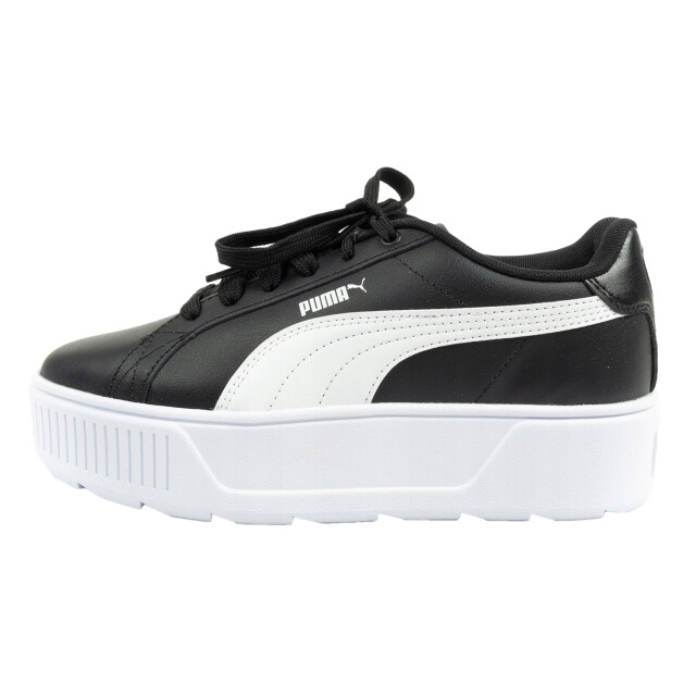 Puma Dames karmen leren trainers UTPP6870_black large