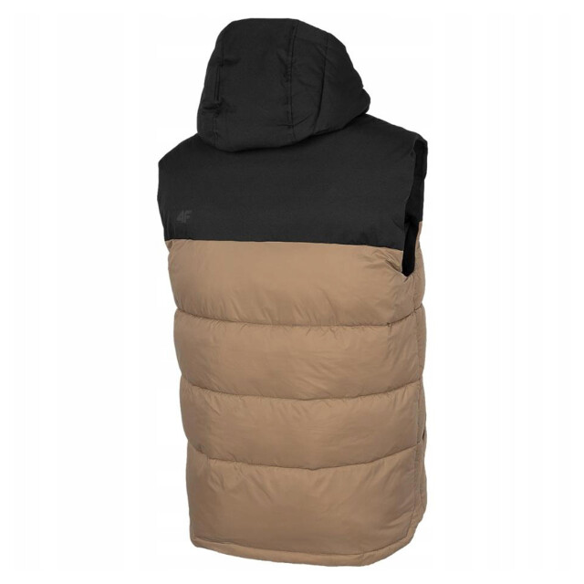 4F Heren h4z22 kleurblok gewatteerde bodywarmer UTPP5282_blackgolden large