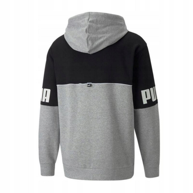 Puma Heren power full zip hoodie UTPP5383_blackgrey large