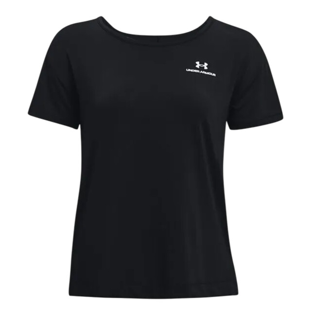 Under Armour Dames rush energy core t-shirt met korte mouwen UTPP429_black large