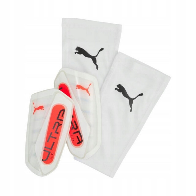Puma Set ultra flex scheenbeschermers voor volwassenen UTPP4235_whiteorange large