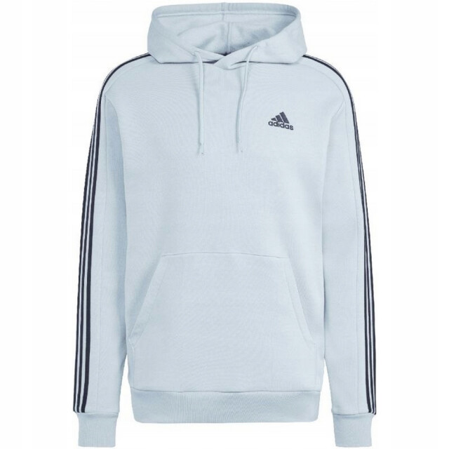 Adidas Heren essentials 3 stripes fleece hoodie UTPP3675_blue large