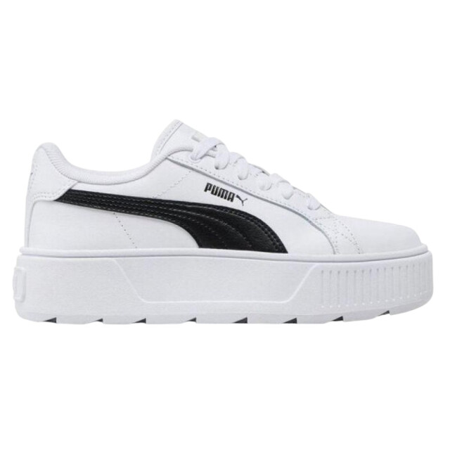 Puma Dames karmen leren trainers UTPP3494_white large