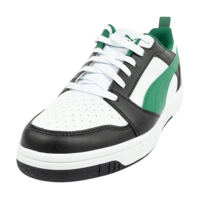 Puma Heren rebound v6 ecologisch leren trainers UTPP399_whiteblackgreen large