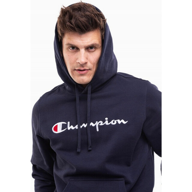 Champion Heren script logo hoodie UTMR460_navyblue large