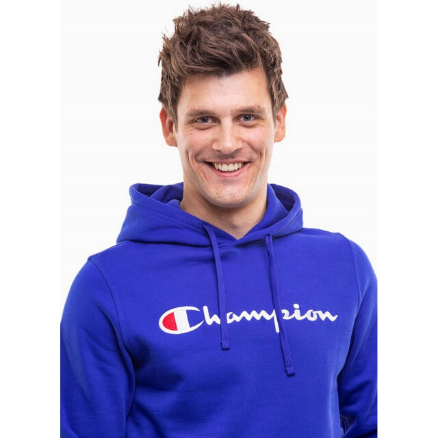 Champion Heren script logo hoodie UTMR460_royalblue large