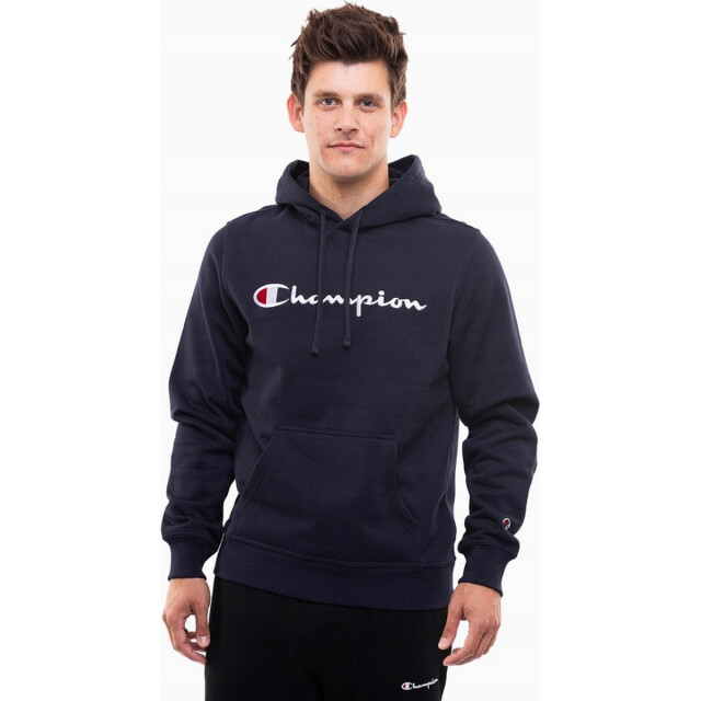 Champion Heren script logo hoodie UTMR460_navyblue large