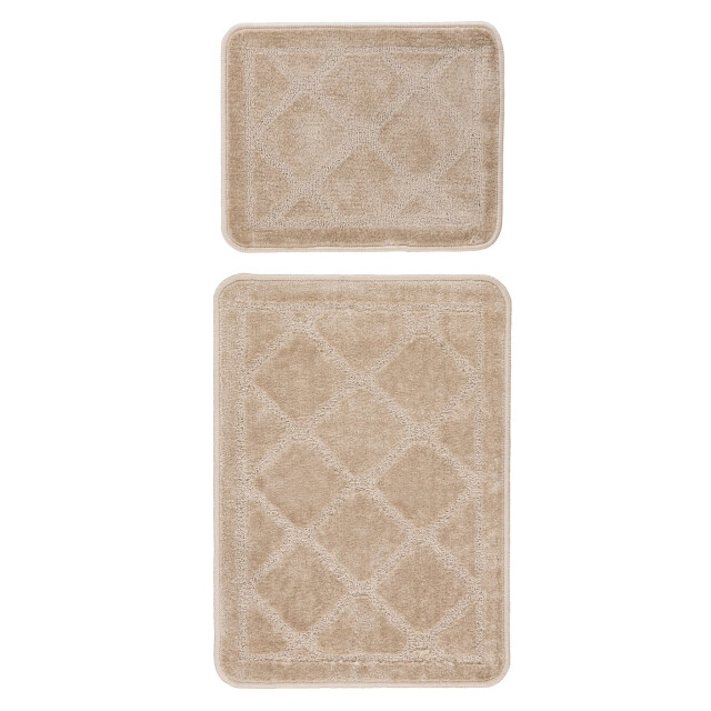 Muratap Bari badmat / toiletmat badkamer set 2-delig wasbaar anti-slip - 3241521 large