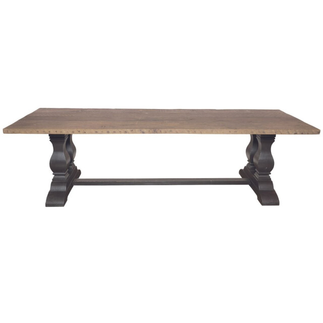 Signature Table à manger en pin massif pieds vieux bois l280 cm 3240928 large