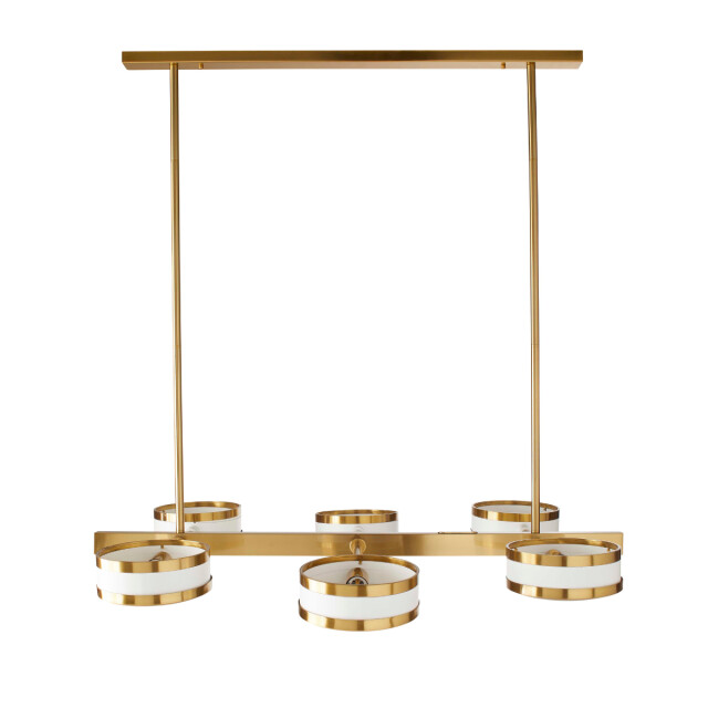 Signature Witte en gouden metalen lamp sonik 3216213 large