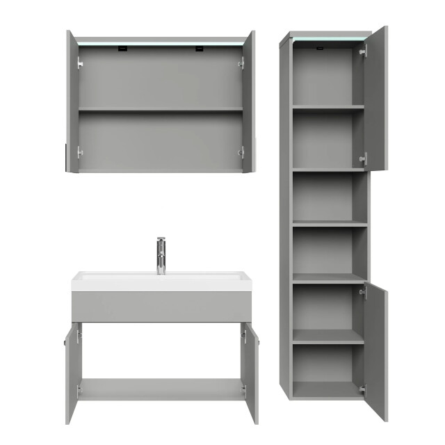 Badplaats Badkamermeubel set paso 80 x 40 cm mat badmeubel met 3242540 large
