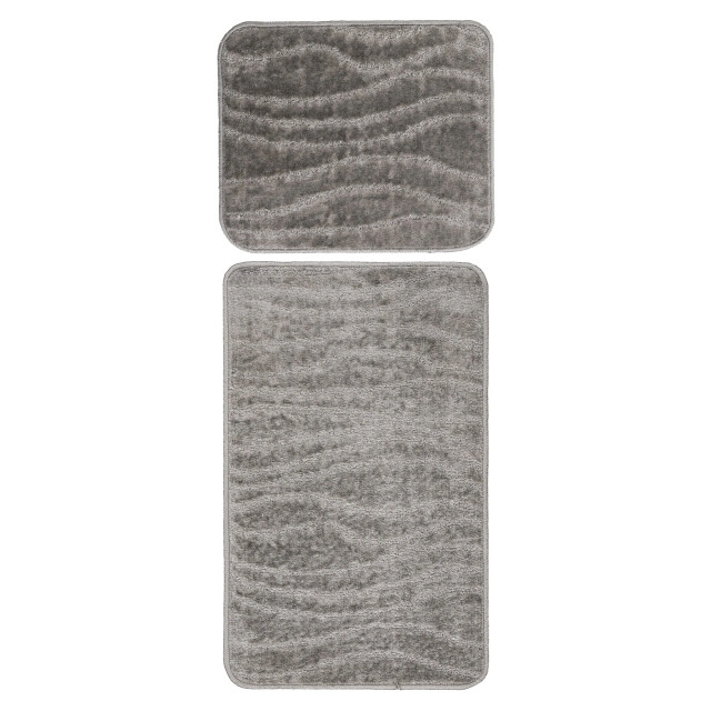 Muratap Bari badmat / toiletmat badkamer set 2-delig wasbaar anti-slip - 3241514 large