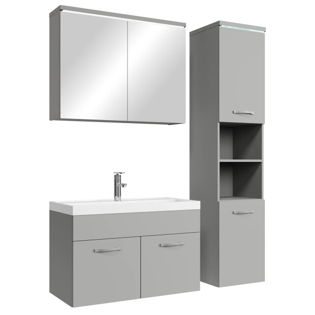 Badplaats Badkamermeubel set paso 80 x 40 cm mat badmeubel met 3242540 large
