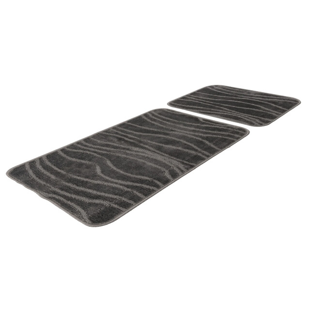 Muratap Bari badmat / toiletmat badkamer set 2-delig wasbaar anti-slip - 3241515 large