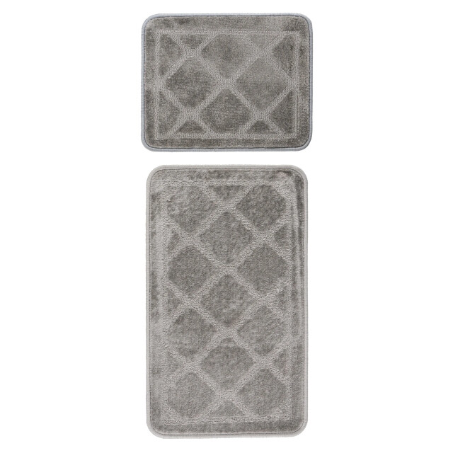 Muratap Bari badmat / toiletmat badkamer set 2-delig wasbaar anti-slip - 3241519 large