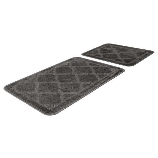 Muratap Bari badmat / toiletmat badkamer set 2-delig wasbaar anti-slip - 3241520 large