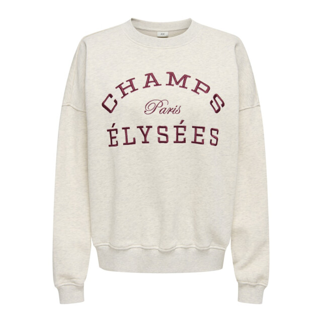 Jacqueline de Yong Jdymesa ls o-neck emb sweat jrs noos beige 4209.05.0038 large