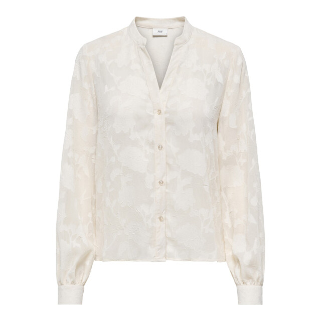 Jacqueline de Yong Jdygrace ls v-neck shirt wvn ecru 4309.03.0023 large