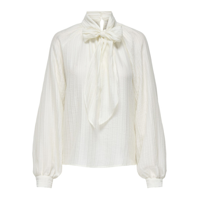 Jacqueline de Yong Jdynorma ls bow top wvn off-white 4389.02.0060 large