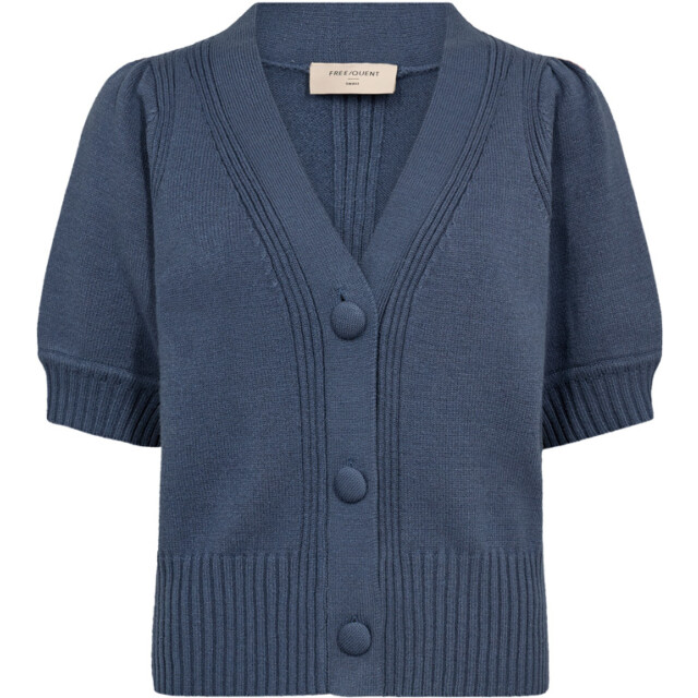 Free Quent Fqalpi cardigan vintage indigo 206125-1246 large