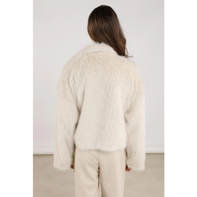 Nukus Nkf13071 208 pleun jacket offwhite/silver NKF13071  208 large