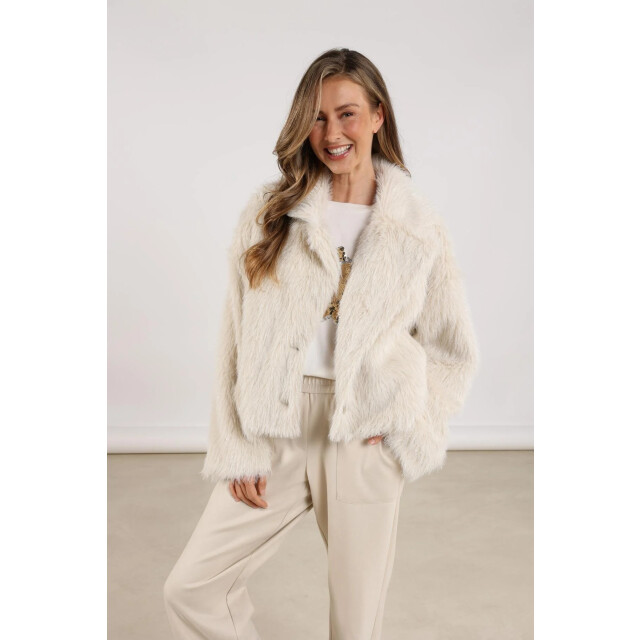 Nukus Nkf13071 208 pleun jacket offwhite/silver NKF13071  208 large