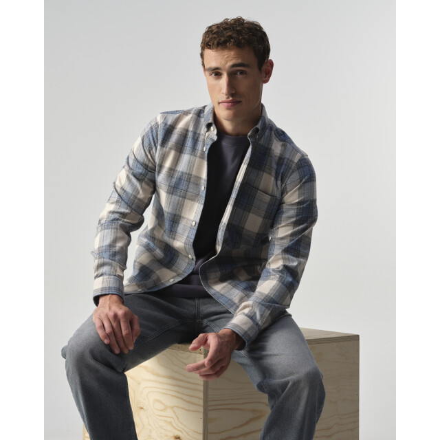 J.C. Rags Ramon casual overhemd met lange mouwen 099090-002-L large