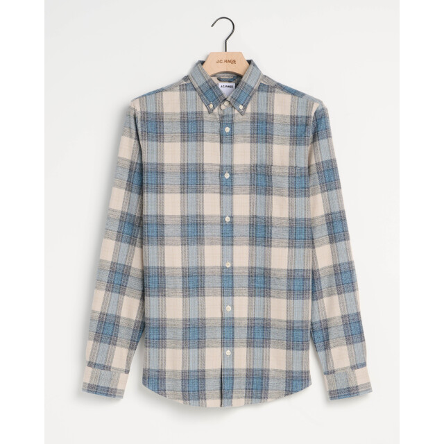 J.C. Rags Ramon casual overhemd met lange mouwen 099090-002-L large