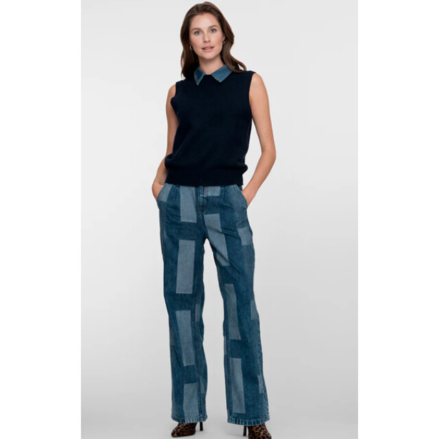 Geisha Jeans patchwork 51513-10 51513-10 large