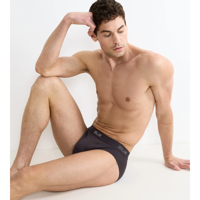 Sloggi Slg base brief 2-pack 3828 Sloggi Men SLGBaseBrief 2 pack 10224733 3828Charcoal large