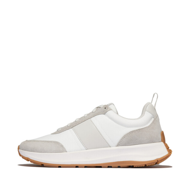 FitFlop F-mode flow mens suede-mix sneakers E7O large