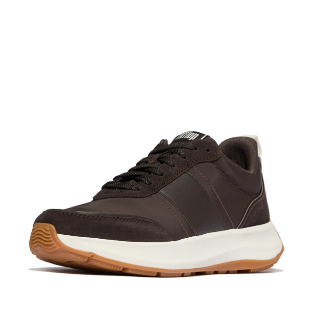 FitFlop F-mode flow sneaker nylon & suede mix IK8 large