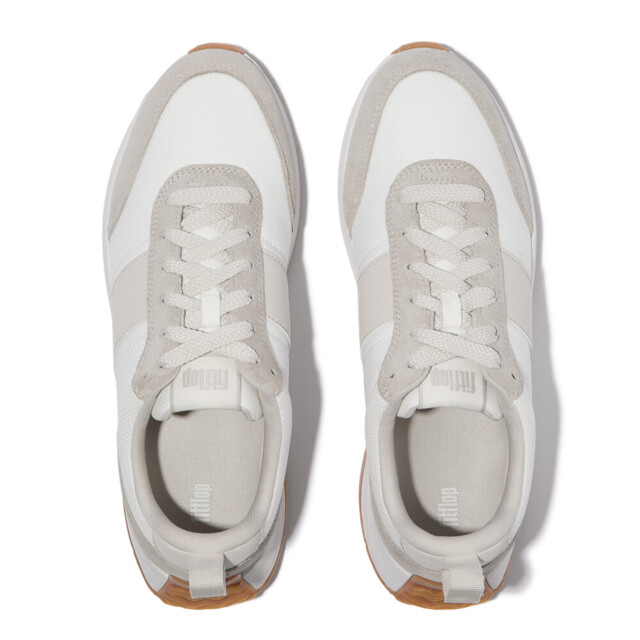 FitFlop F-mode flow mens suede-mix sneakers E7O large