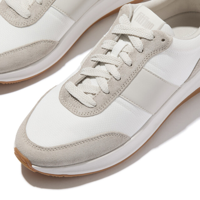 FitFlop F-mode flow mens suede-mix sneakers E7O large
