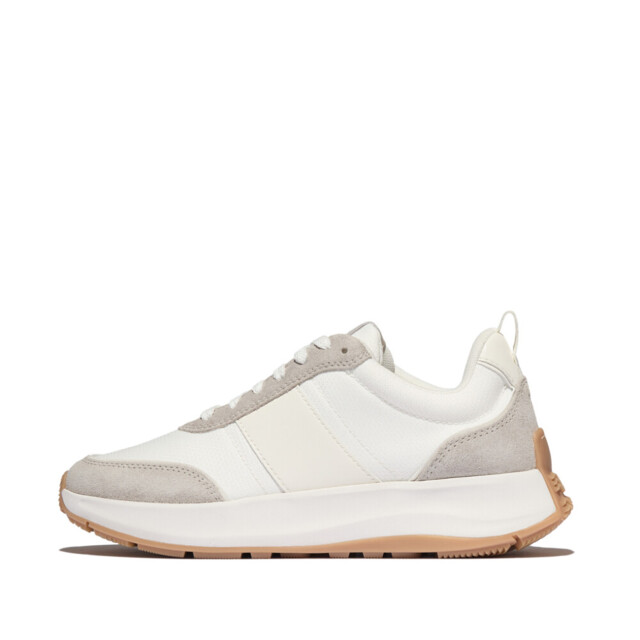 FitFlop F-mode flow suede-mix flatform sneakers E1Y large